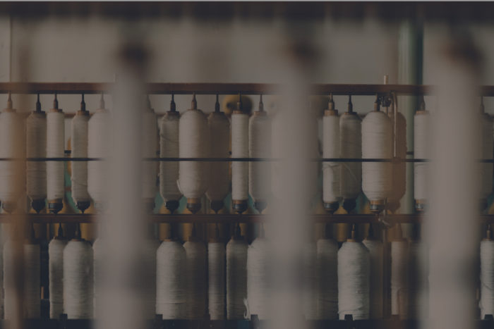 YOOX row of spools